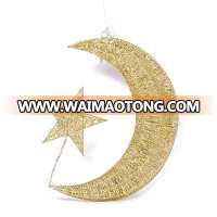 Ins Style Star Moon LED Motif Lights for Ramanda Christmas Decoration