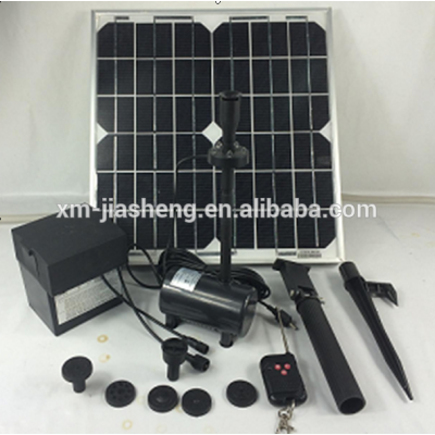 Outdoor Monocrystalline silicon solar powered cell Submersible Pump ,remote control water pump for garden fountain